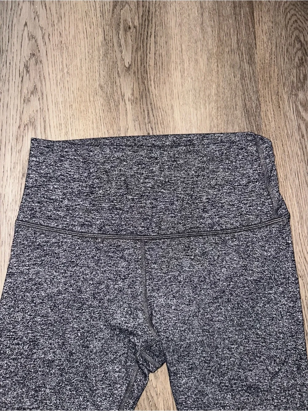 lululemon athletica Women's High-Rise Black & Gray Speckled Leggings